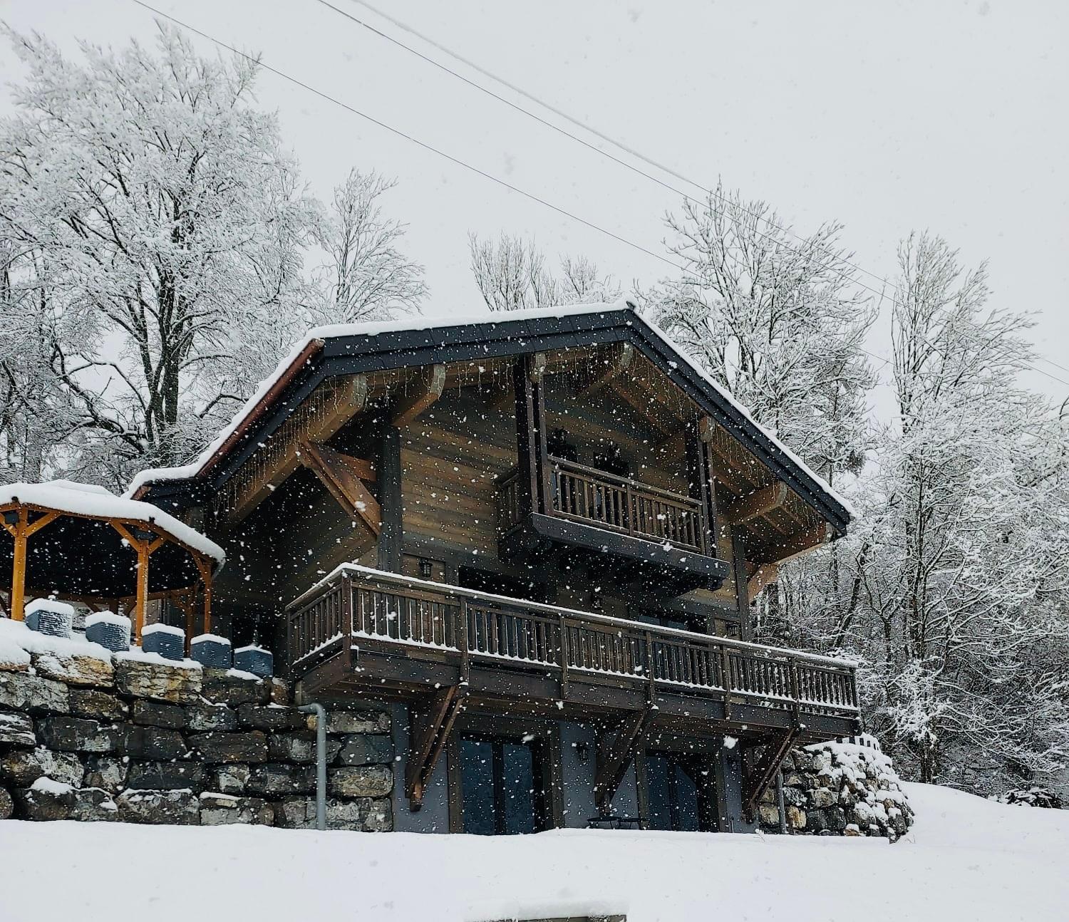 Chalet Du Bonheur Villa Bonnevaux  Eksteriør bilde