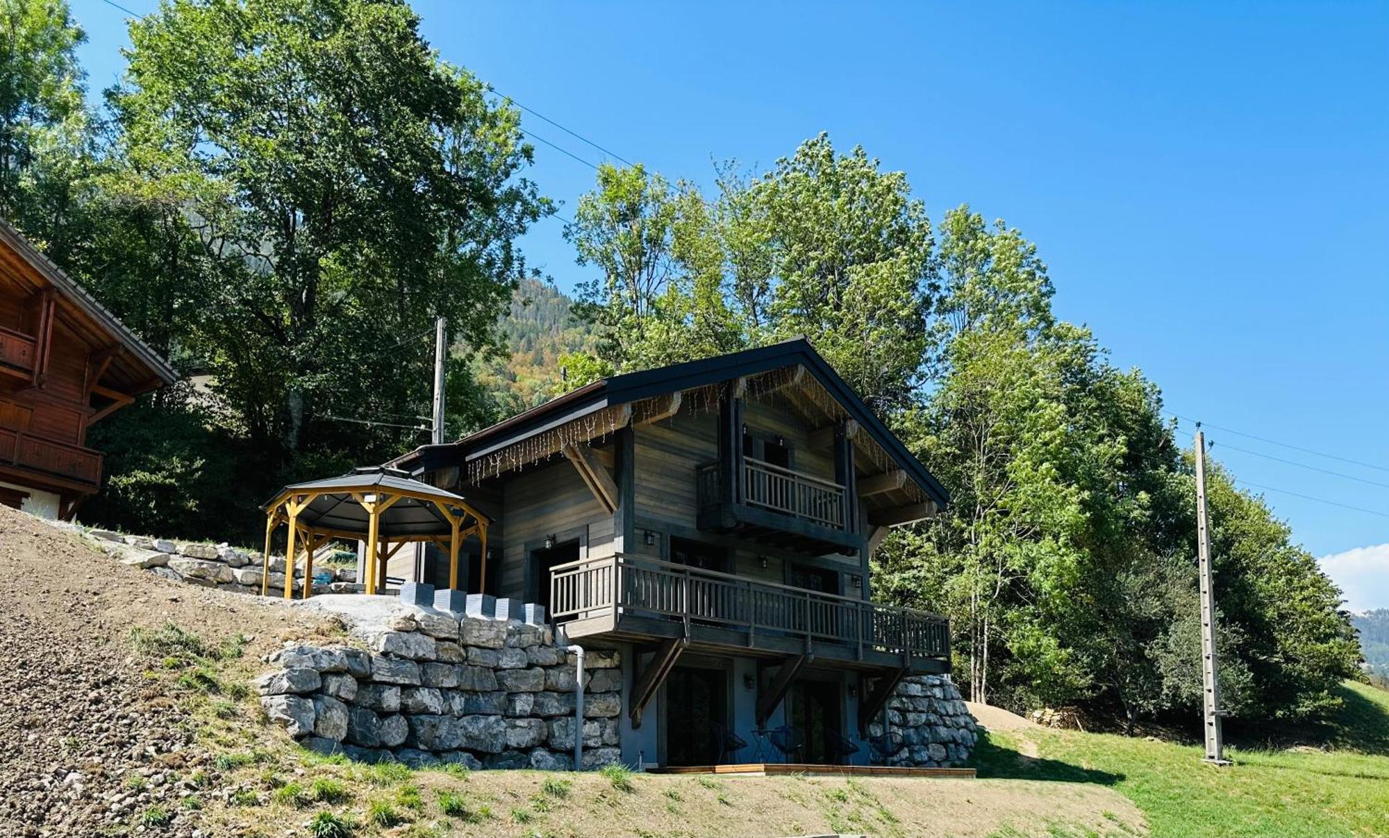 Chalet Du Bonheur Villa Bonnevaux  Eksteriør bilde