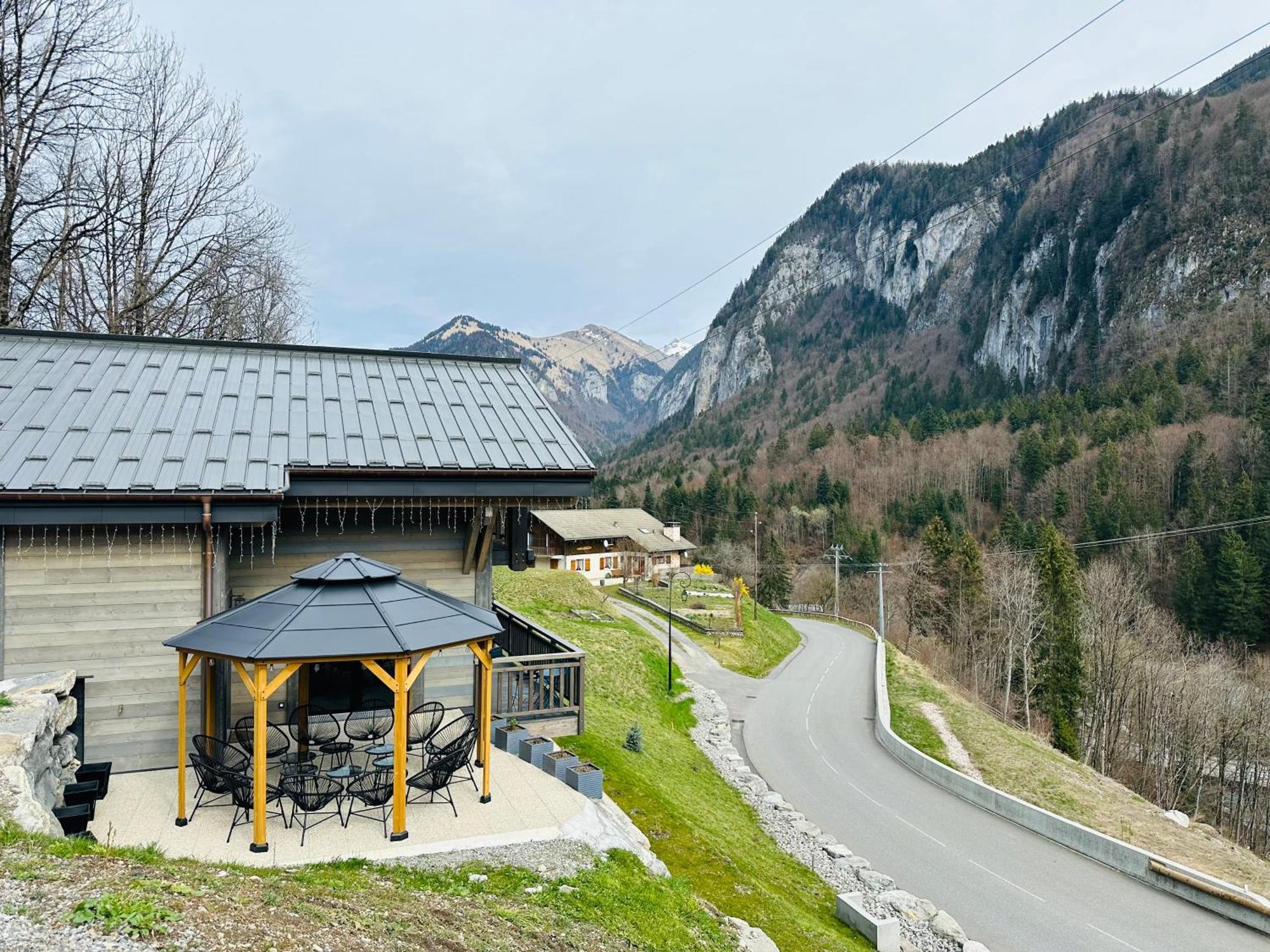 Chalet Du Bonheur Villa Bonnevaux  Eksteriør bilde