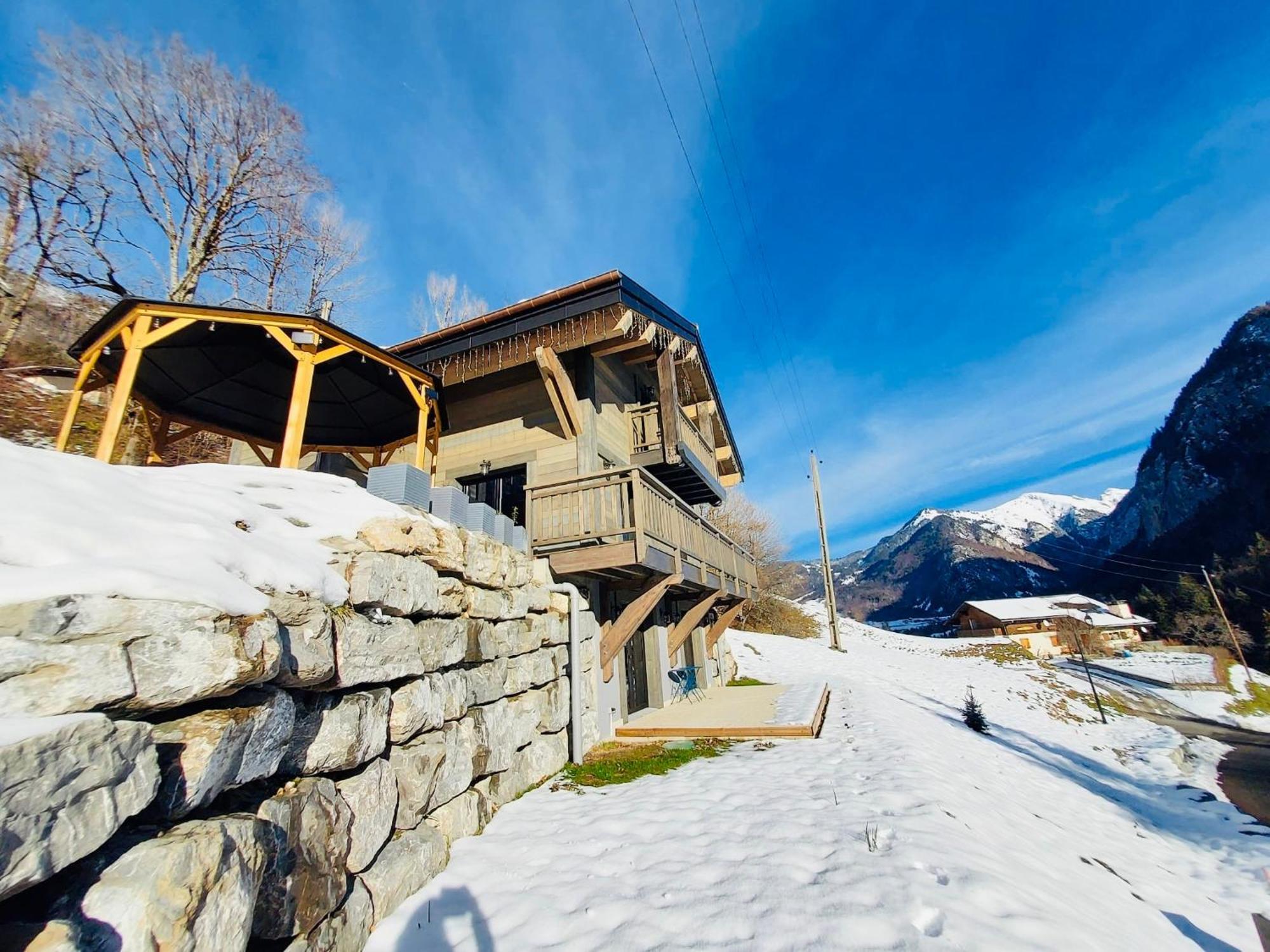 Chalet Du Bonheur Villa Bonnevaux  Eksteriør bilde