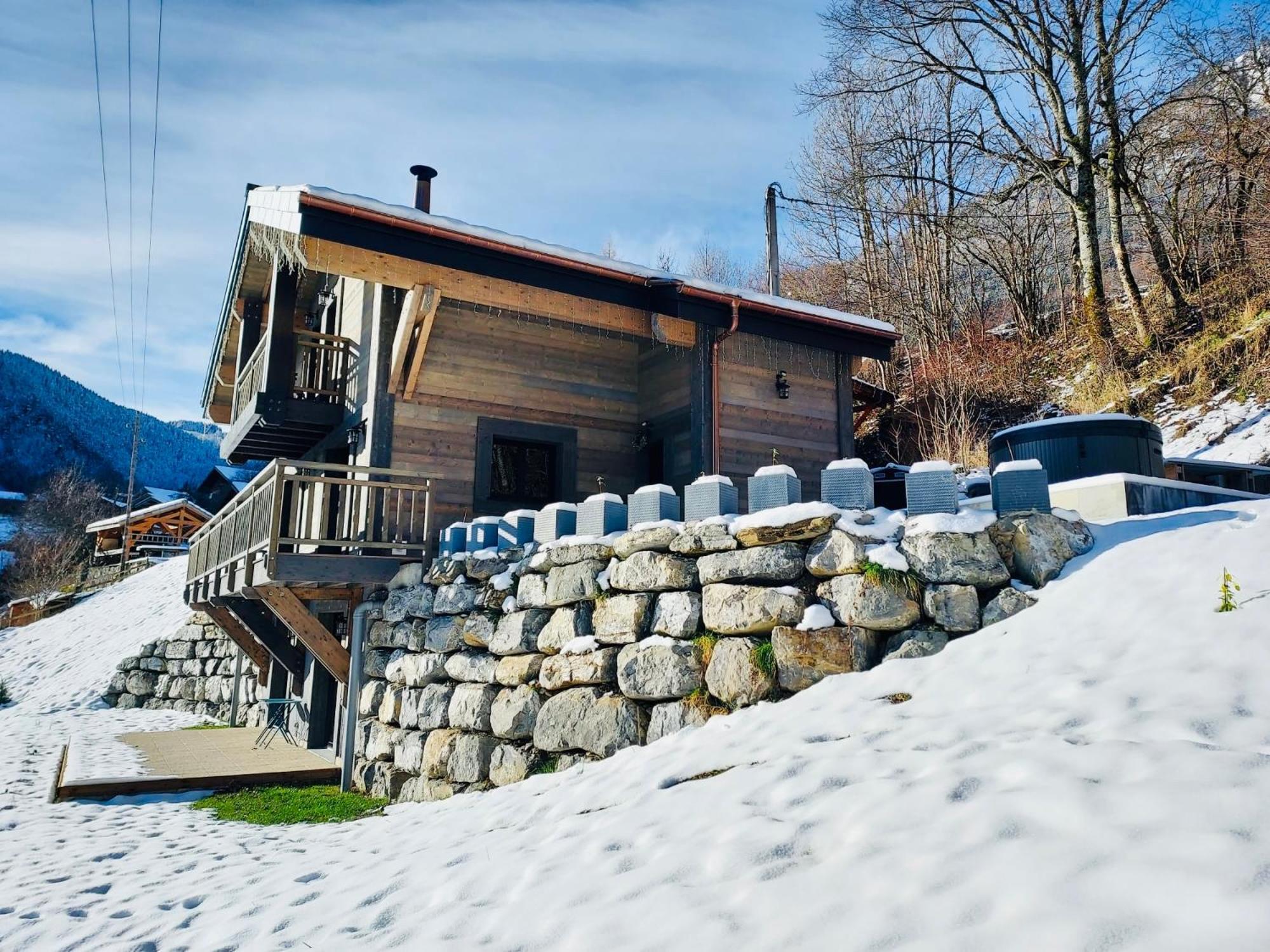 Chalet Du Bonheur Villa Bonnevaux  Eksteriør bilde